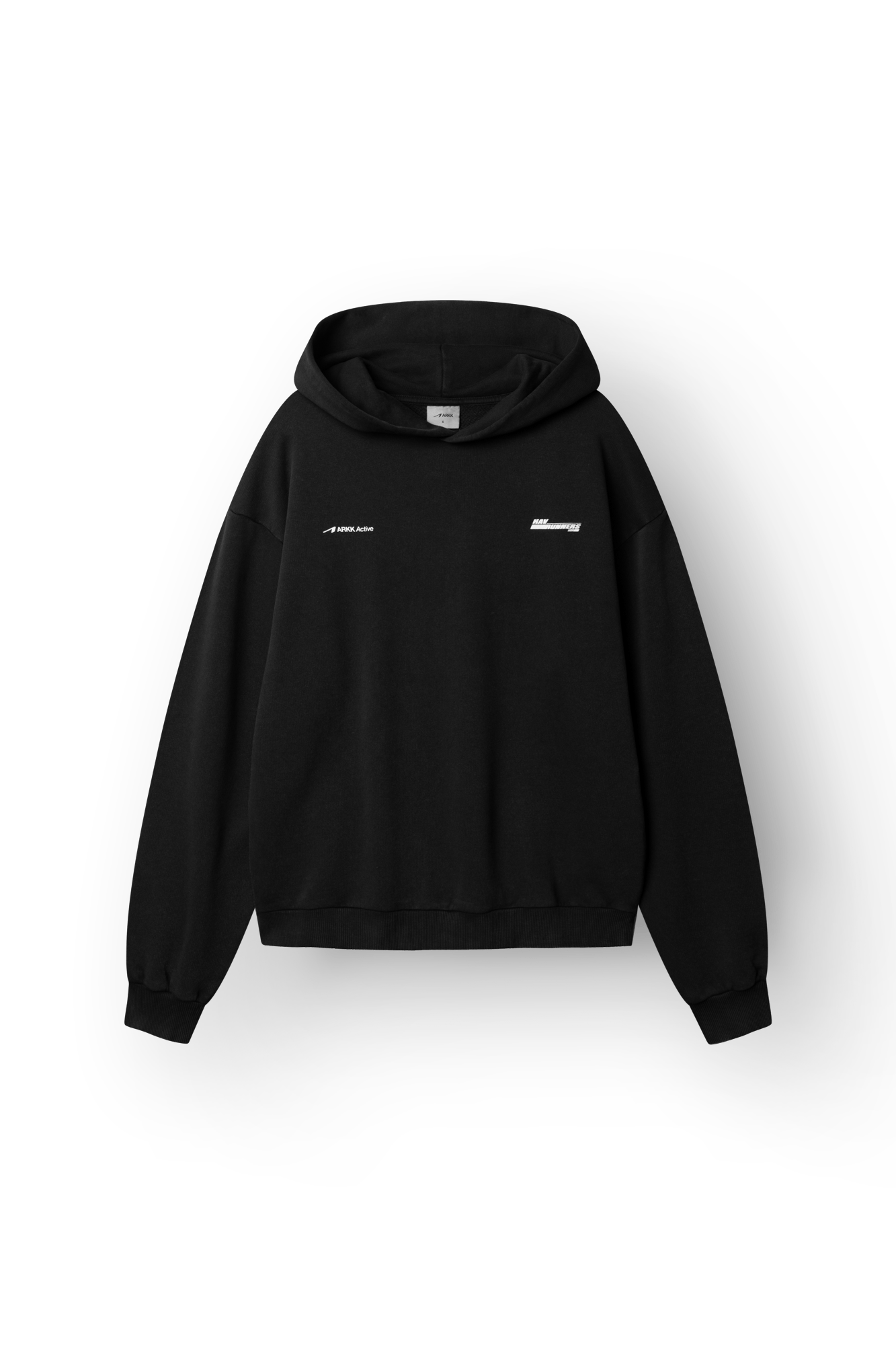 ARKK Apparel HAV Runner Hoodie | Black Crewneck